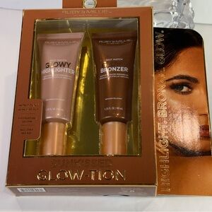 🆕 Glow-Tion Set – Glowy Highlighter & Bronzer Duo | New Vegan Cruelty-Free